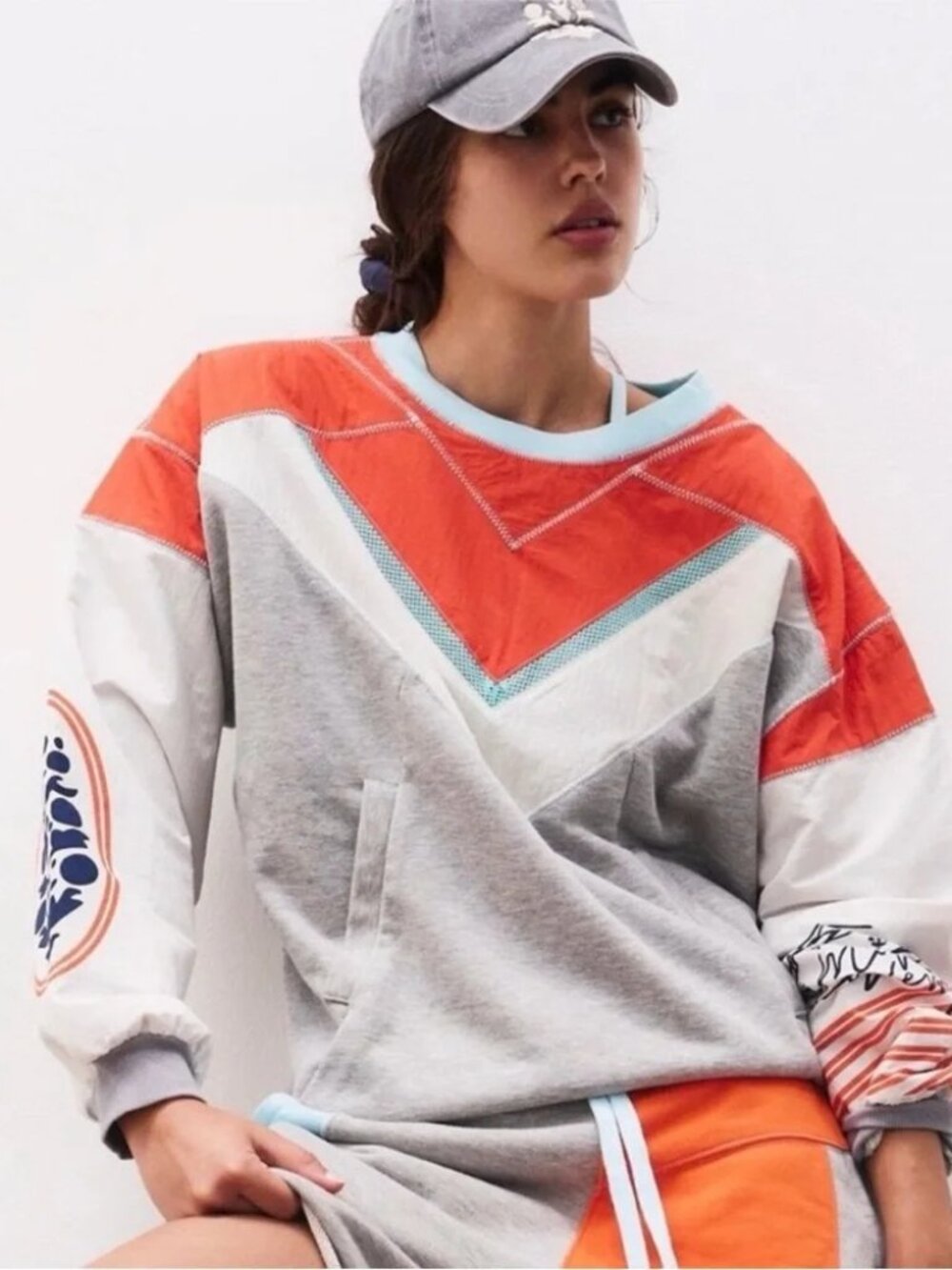 NWT Free People Movement Piece of Me Pullover size- LARGE